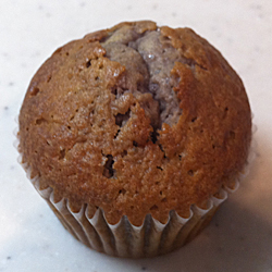 ブルーベリーのカップケーキ